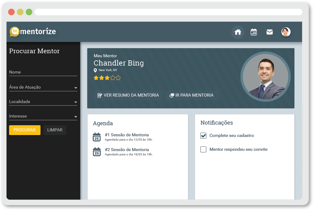 Mentorize - Sua Plataforma de Mentoria On-line